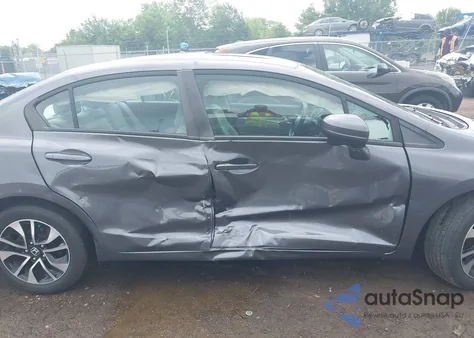 2014 Honda Civic Ex из США, поврежденный, VIN 19XFB2F87EE247043